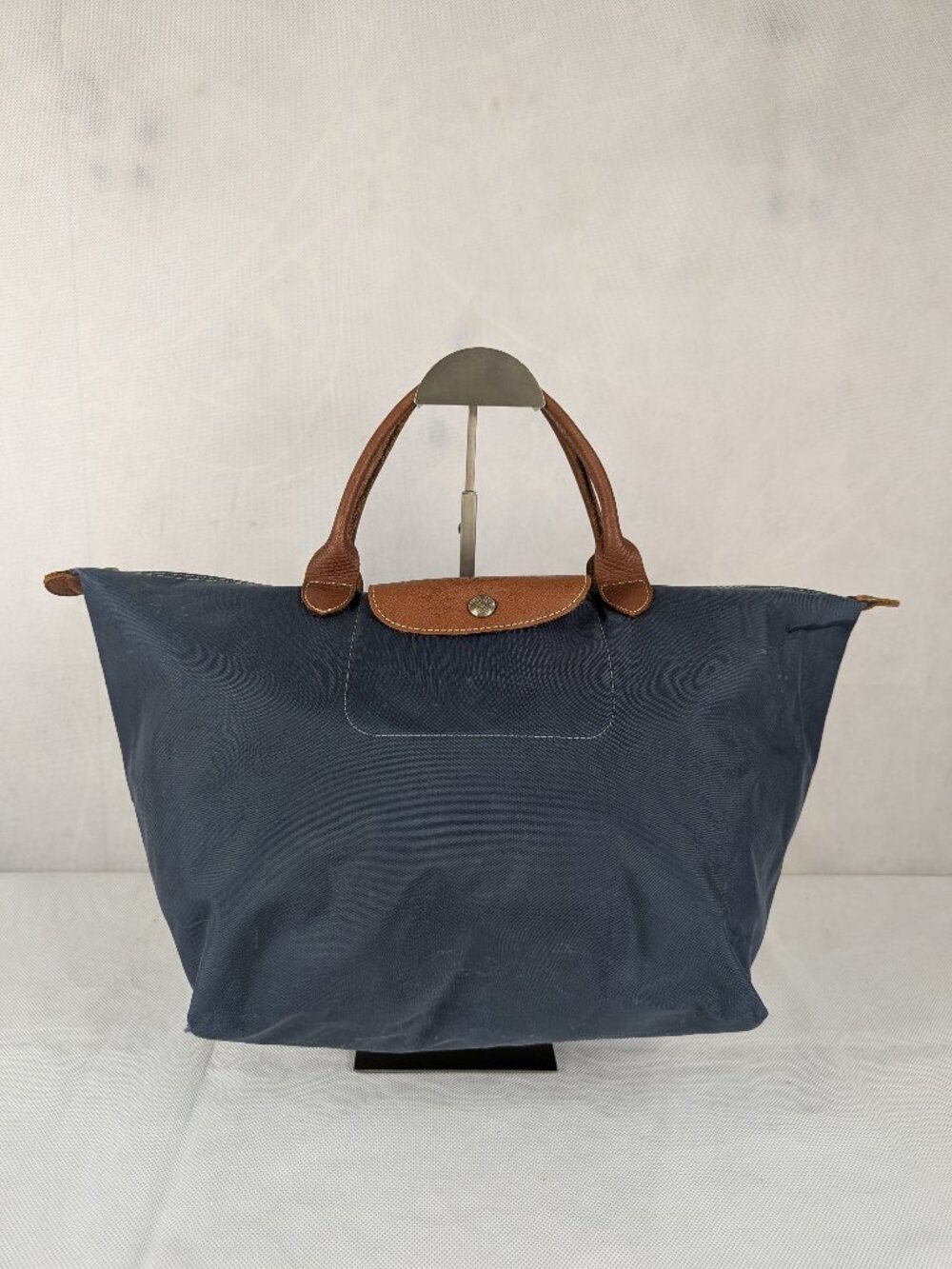 Pre-Owned Longchamp Le Pliage Tote Nylon Bag Blue – Authentic – Ships Quickly